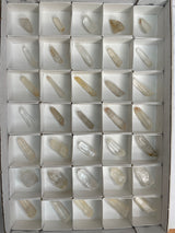 35 piece wholesale flat of Quartz Points | Mporokoso, Zambia