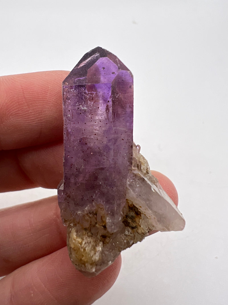 1.206 kilo, 36 Piece Shangaan Amethyst Wholesale Flat, Chibuku Mine, Zimbabwe
