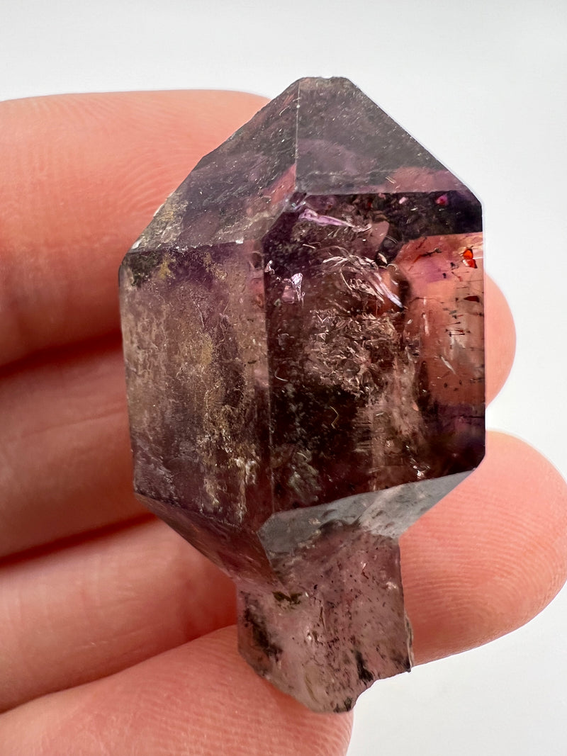 1.206 kilo, 36 Piece Shangaan Amethyst Wholesale Flat, Chibuku Mine, Zimbabwe