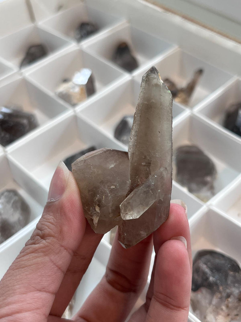 Smoky Quartz Wholesale Flats, 35 pieces, Mulanje, Southern Region, Malawi