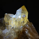 Self-Standing Golden Kundalini Quartz Citrine, Democratic Republic of Congo, Lwena, Congo Citrine