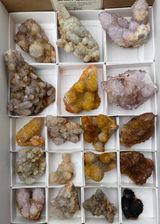 Spirit Quartz from South Africa - 18 pieces Wholesale flat