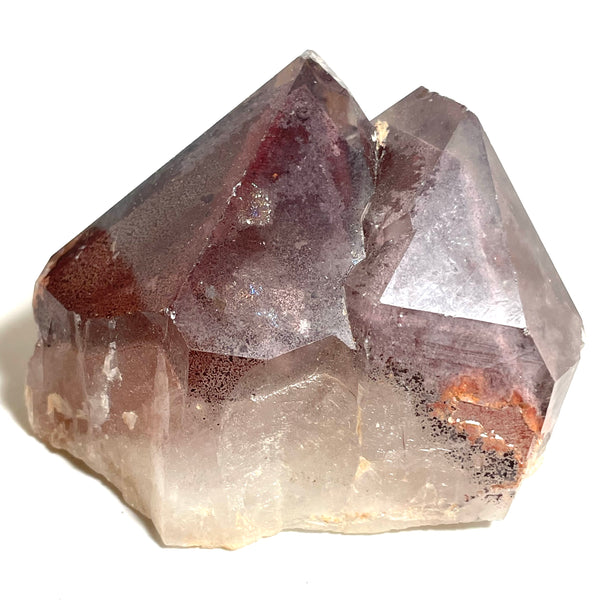 Ishuko Red Phantom Quartz Point, Hematite included Quartz from the Northern Province of Zambia
