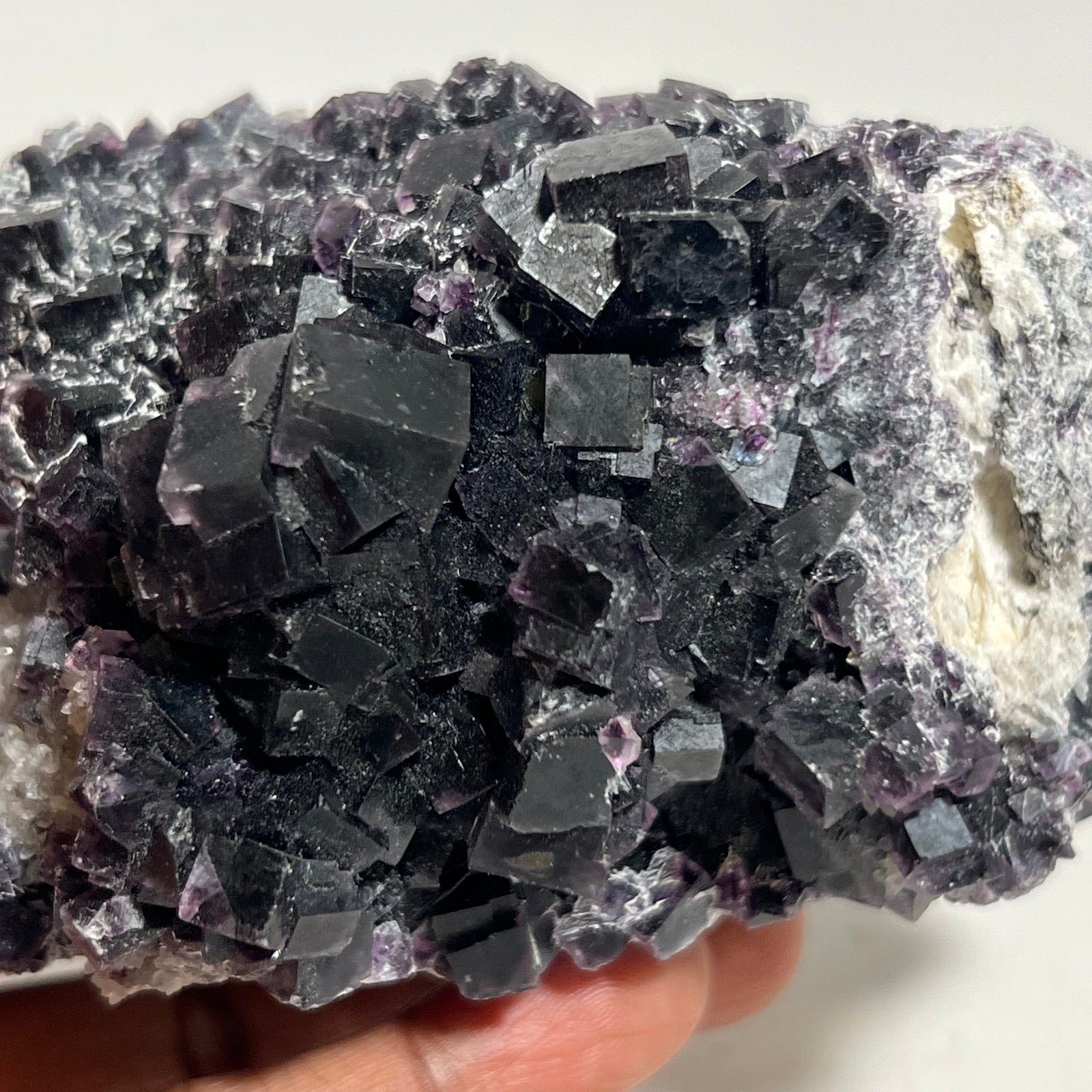 Fluorite Brute D'Okorusu Avec Fantômes Et Quartz - Cristal Naturel De Namibie | Pièce Unique Minéral