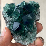 UK Fluorite from the Greedy Hog Pocket, Diana Maria Mine, Frosterley, Weardale, Co. Durham, England, Cubic Fluorite