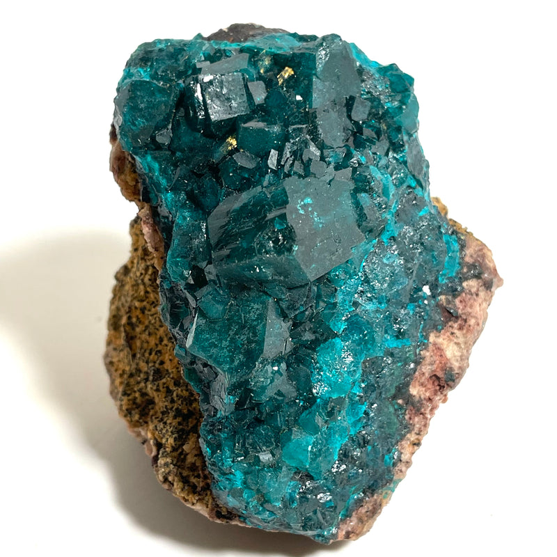 Gorgeous Self-Standing Dioptase Crystal, Shinkolobwe, Kambove District, Haut-Katanga, Democratic Republic of Congo, Heart Chakra