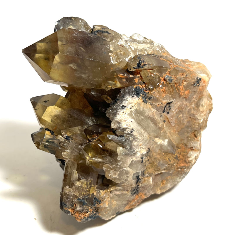 Golden Kundalini Quartz Citrine, Democratic Republic of Congo, Lwena, Congo Citrine