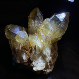 Self-Standing Golden Kundalini Quartz Citrine, Democratic Republic of Congo, Lwena, Congo Citrine