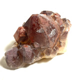 Self-Standing Ishuko Red Phantom Quartz, Hematite included Quartz from the Northern Province of Zambia