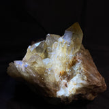 Self-Standing Golden Kundalini Quartz Citrine, Democratic Republic of Congo, Lwena, Congo Citrine