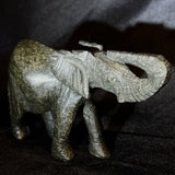 Serpentine Elephant, Shona Sculpture by the Chakwana Art Center