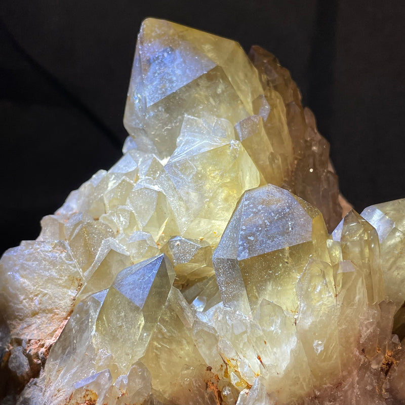 Self-Standing Golden Kundalini Quartz Citrine, Democratic Republic of Congo, Lwena, Congo Citrine