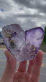 Spinel Law Twin Fluorite from the Erongo Mountain, Erongo Region, Namibia