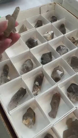 Smoky Quartz Wholesale Flats, 35 pieces, Mulanje, Southern Region, Malawi