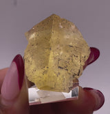 Yellow Fluorite from Wet Grooves Mine, Weynsleydale North Yorkshire, UK