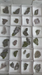Harledote Brandberg Quartz flat 26 pieces from Goboboseb Mountains, Erongo Region, Namibia