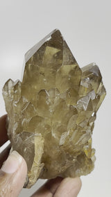 Kundalini Quartz Citrine, Democratic Republic of Congo, Lwena, Congo Citrine