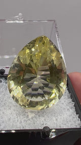 Faceted Citrine Gemstone from Mansa, Luapula, Zambia