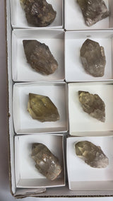 24-piece Kundalini Citrine Flat | Luena, Katanga, Democratic Republic of Congo