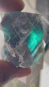 Alien Invasion Fluorite, Okorusu, Otjozondjupa, Namibia "Alien Eye" like Green Fluorites - 2026 - 49.75g