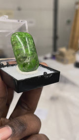 Tsavorite Garnet Cabochon - Tanzania