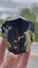 Black Tourmaline from the Erongo Mountain, Erongo Region, Namibia
