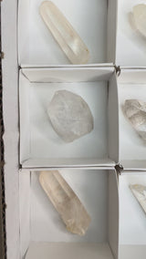 35 piece wholesale flat of Quartz Points | Mporokoso, Zambia
