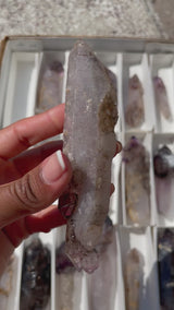 Natural Shangaan Amethyst Scepters Wholesale flat – 1.714 kg, 18 Pieces from Chibuku Mine, Zimbabwe