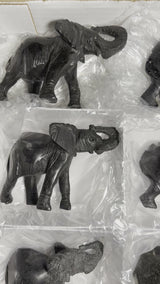 Serpentine Elephant, Shona Sculpture by the Chakwana Art Center