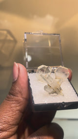Set of 3 Japan Law Twin Quartz | near Kudubis, Erongo Region, Namibia