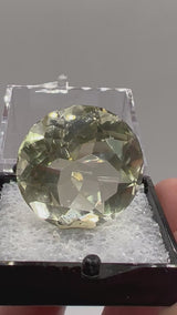 Faceted Citrine Gemstone from Mansa, Luapula, Zambia