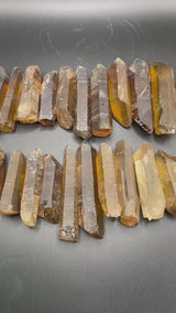 1 Medium Natural Zambian Citrine wand, Citrine Quartz From Mansa, Zambia, Citrine Points