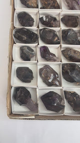 Shangaan Amethyst Wholesale Flat 25 pieces from the Chibuku mine, Zimbabwe