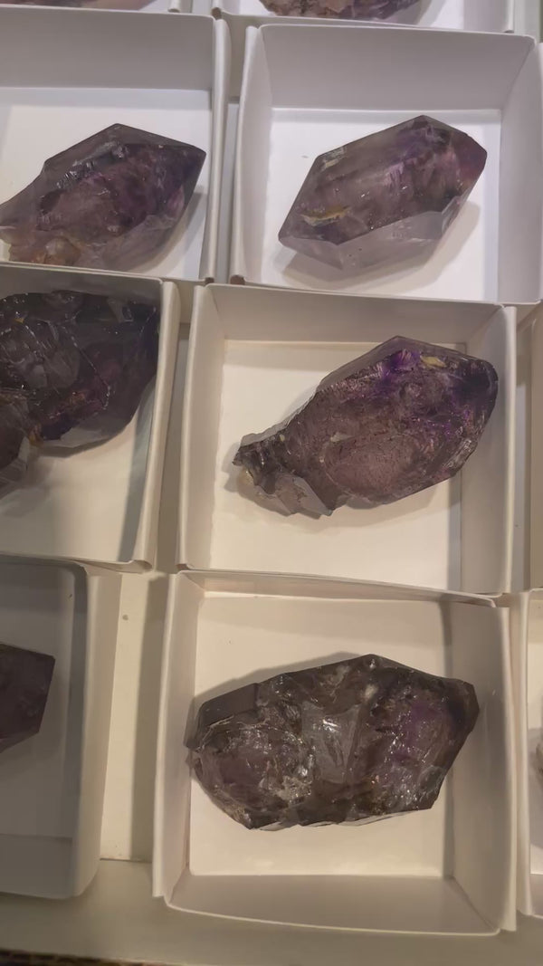 Wholesale 15 Piece Flat of Shangaan Amethyst from the Chibuku mine, Zimbabwe