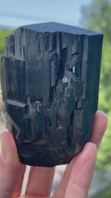 Black Tourmaline from the Erongo Mountain, Erongo Region, Namibia
