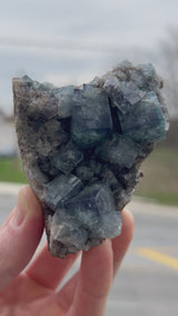 UK Fluorite from the Fairy Holes Pocket, Lady Anabella Mine, England