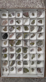 Harledote Brandberg Quartz flat 54 pieces from Goboboseb Mountains, Erongo Region, Namibia