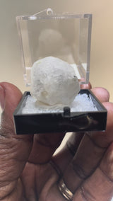 Gemmy Nigerian Phenakite Crystal with black tourmaline  from Okuta-Didan Mine, Jos Plateau, Nigeria