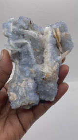 Cubic Blue Fluorite from Blanchard Mine, Bingham Hansonburg District, Socorro County, New Mexico, USA