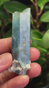 Aquamarine Specimen with Feldspar from Erongo Mountain, Erongo Region, Namibia