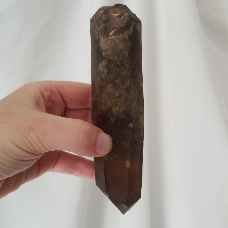 Large 6" Double Terminated Natural Citrine, Crystal Wand, Citrine Quartz From Mansa, Zambia, Citrine Points