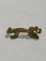 Five Baule Bronze Lizard Pendants, Lost Wax Pendants from Ivory Coast