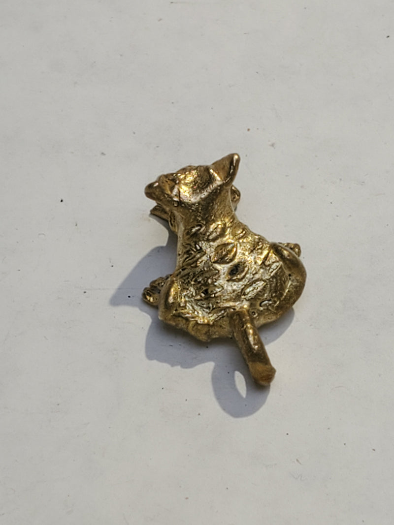 Five Baule Bronze Frog Pendants, Lost Wax Pendants from Ivory Coast