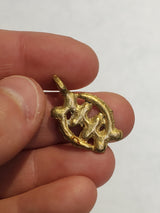 Five Baule Bronze Miscellaneous Pendants, Lost Wax Pendants from Ivory Coast