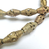 20 Brass Filigree Globe Beads 30 mm, African Brass Beads, African Jewelry and Jewelry Making Supplies,  Made in Ghana