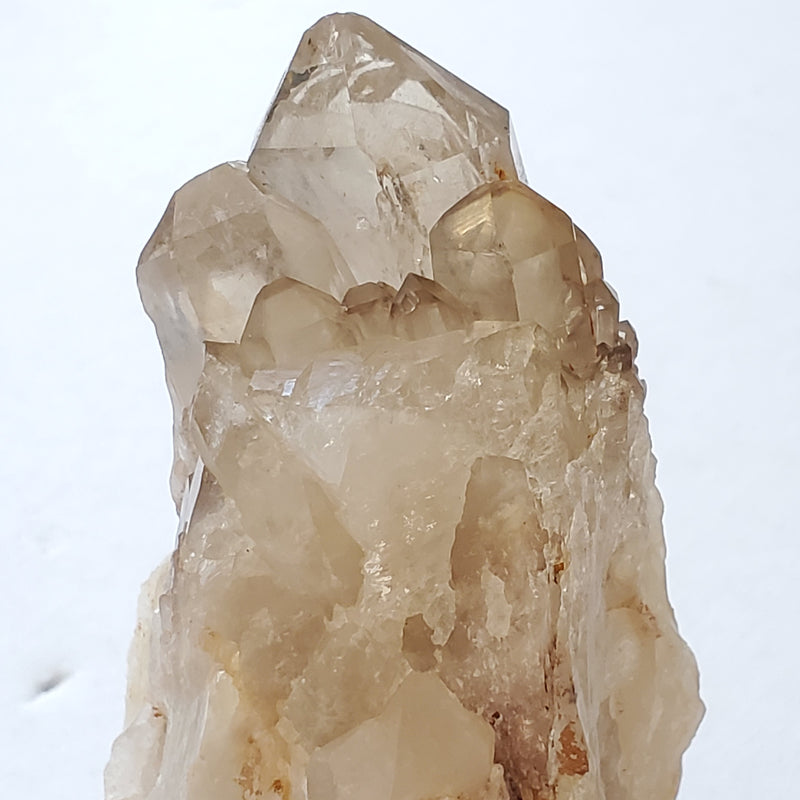3.22" Self-Standing, Bright Gold Kundalini Quartz Crystal, Democratic Republic of Congo, Lwena, Congo Smoky Quartz