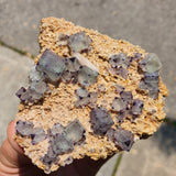 158g Brandberg Fluorite with milky quartz on feldspar matrix from Brandberg Mountain, Erongo, Namibia