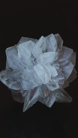 Gypsum Var. Selenite, Fluorescent and Phosphorescent. Red River Floodway, Winnipeg, Manitoba, Canada