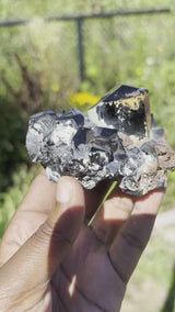 Lustrous Self-Standing Black Tourmaline Crystal, from Erongo Mountain, Erongo Region, Namibia