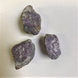 Popping Fluorescent Ruby 3 pack 40-50g per bundle from Mutoko, Zimbabwe